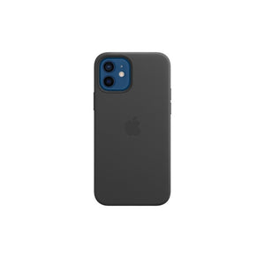 Custodia MagSafe in pelle per iPhone 12 / 12 Pro - Nero