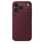 Custodia MagSafe in silicone per iPhone 18 Pro Max - Borgogna