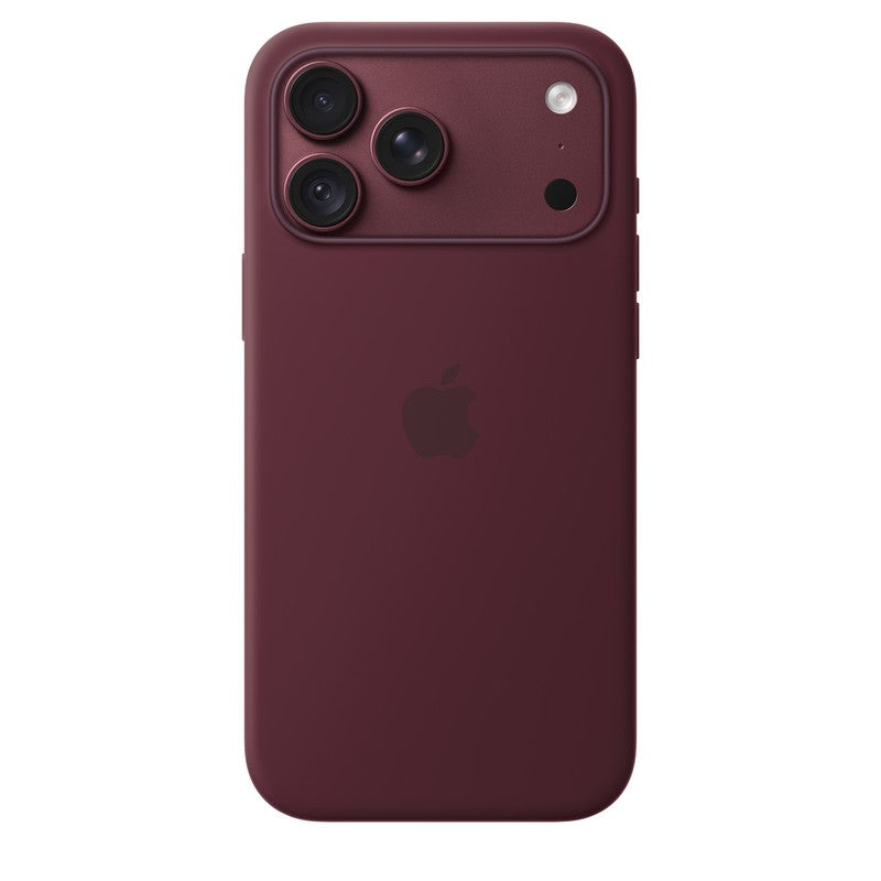 Custodia MagSafe in silicone per iPhone 18 Pro Max - Borgogna