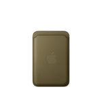 Portafoglio MagSafe in tessuto FineWoven per iPhone - Verde olivo