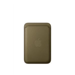 Portafoglio MagSafe in tessuto FineWoven per iPhone - Verde olivo