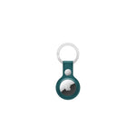 Portachiavi in pelle per AirTag - Verde foresta