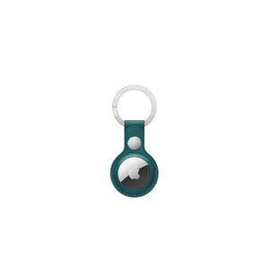 Portachiavi in pelle per AirTag - Verde foresta