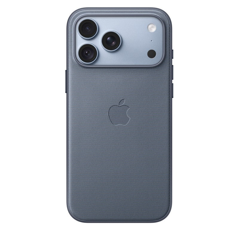 Custodia MagSafe in tessuto TechWoven per iPhone 18 Pro Max - Blu chambray