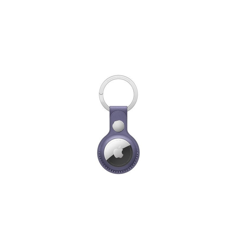 Portachiavi in pelle per AirTag - Glicine