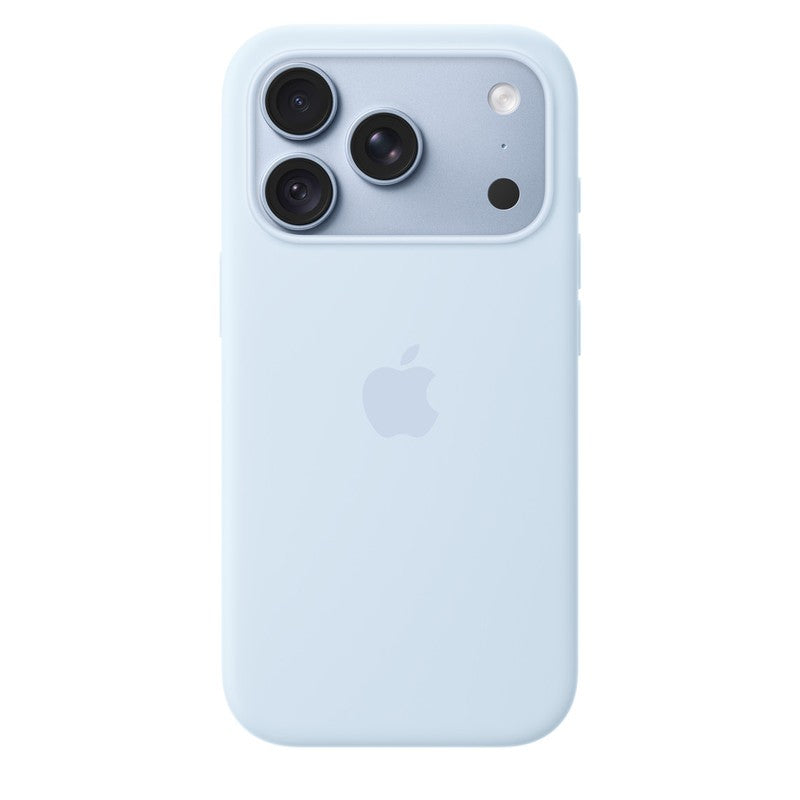 Custodia MagSafe in silicone per iPhone 18 Pro - Celeste vivace