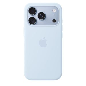 Custodia MagSafe in silicone per iPhone 18 Pro - Celeste vivace