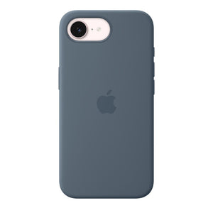Custodia MagSafe in silicone per iPhone 17e - Blu salmastro