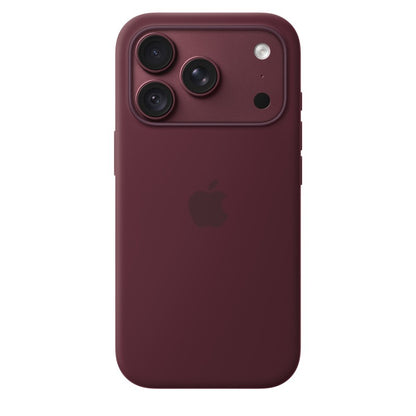 Custodia MagSafe in silicone per iPhone 18 Pro - Borgogna