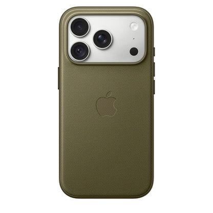 Custodia MagSafe in tessuto TechWoven per iPhone 18 Pro - Oliva