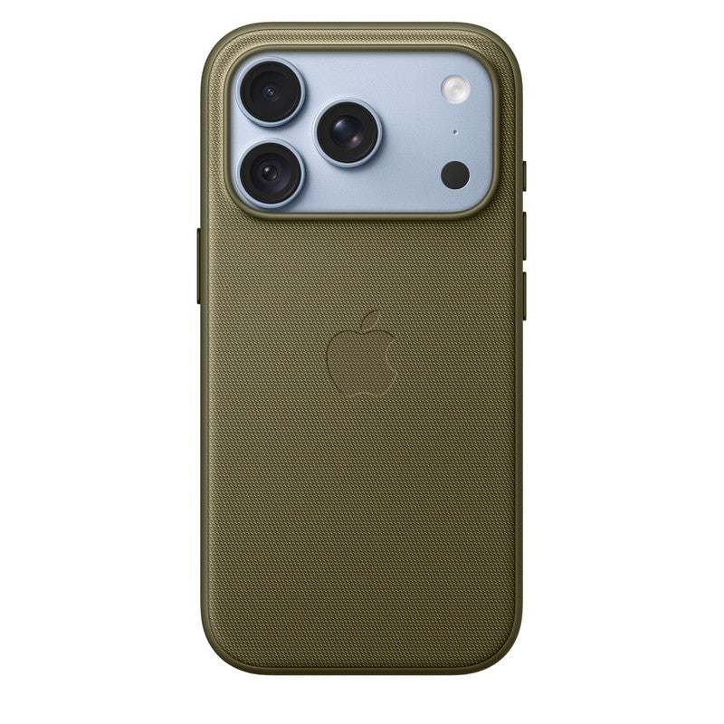 Custodia MagSafe in tessuto TechWoven per iPhone 18 Pro - Oliva