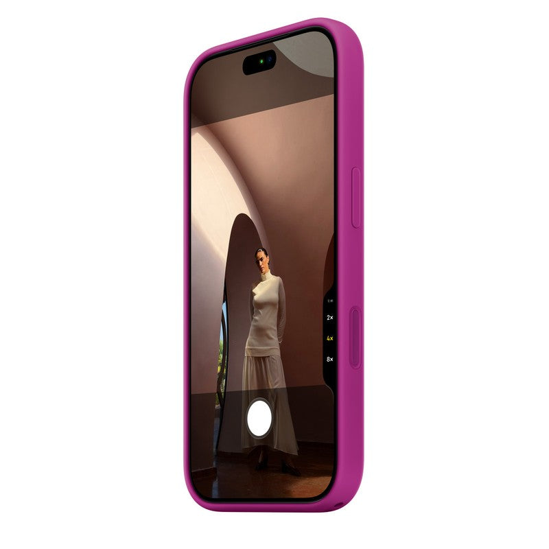 Custodia MagSafe in silicone per iPhone 18 Pro - Magenta