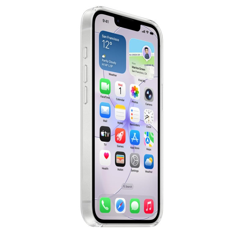 Custodia MagSafe trasparente per iPhone 17e