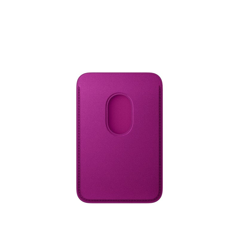 Portafoglio MagSafe in tessuto FineWoven per iPhone - Magenta