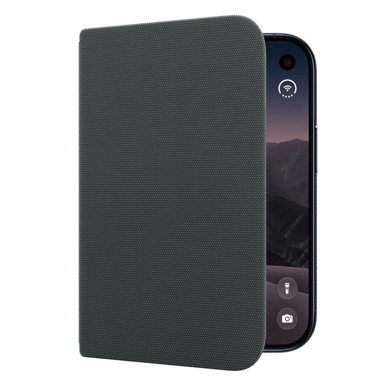 Custodia Folio per iPhone Duo con supporto - Blu marino
