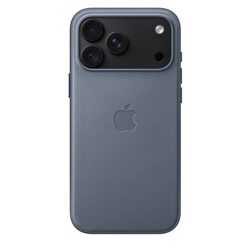 Custodia MagSafe in tessuto TechWoven per iPhone 18 Pro Max - Blu chambray