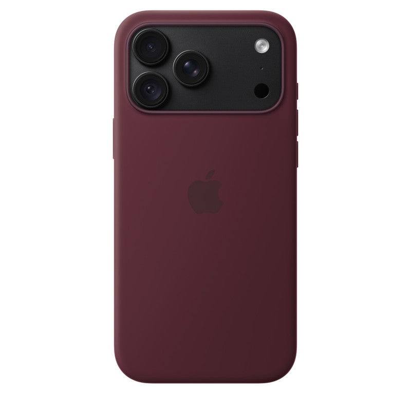 Custodia MagSafe in silicone per iPhone 18 Pro Max - Borgogna