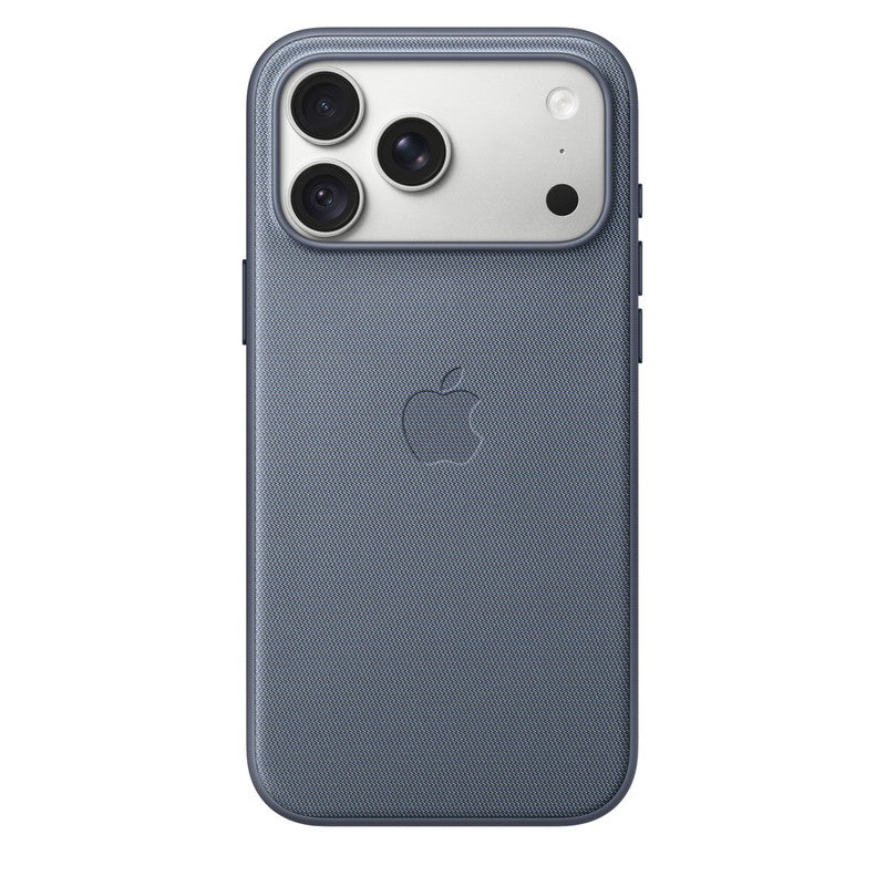 Custodia MagSafe in tessuto TechWoven per iPhone 18 Pro Max - Blu chambray