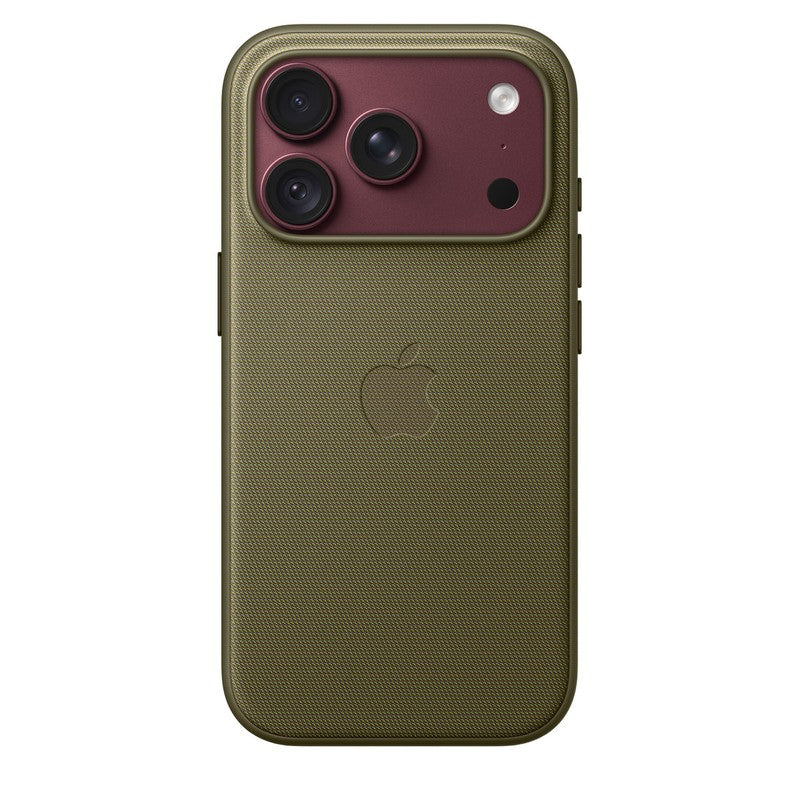 Custodia MagSafe in tessuto TechWoven per iPhone 18 Pro - Oliva