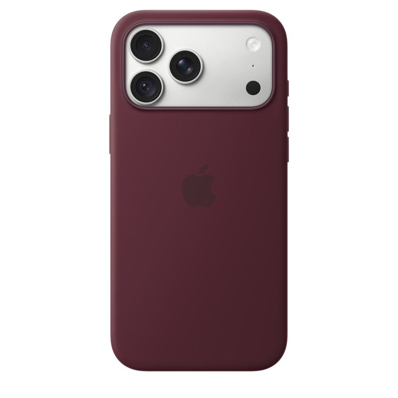 Custodia MagSafe in silicone per iPhone 18 Pro Max - Borgogna