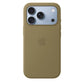 Custodia MagSafe in silicone per iPhone 18 Pro - Oliva