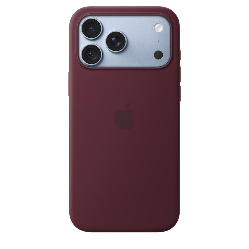 Custodia MagSafe in silicone per iPhone 18 Pro Max - Borgogna