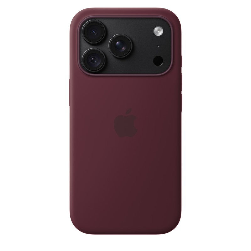 Custodia MagSafe in silicone per iPhone 18 Pro - Borgogna
