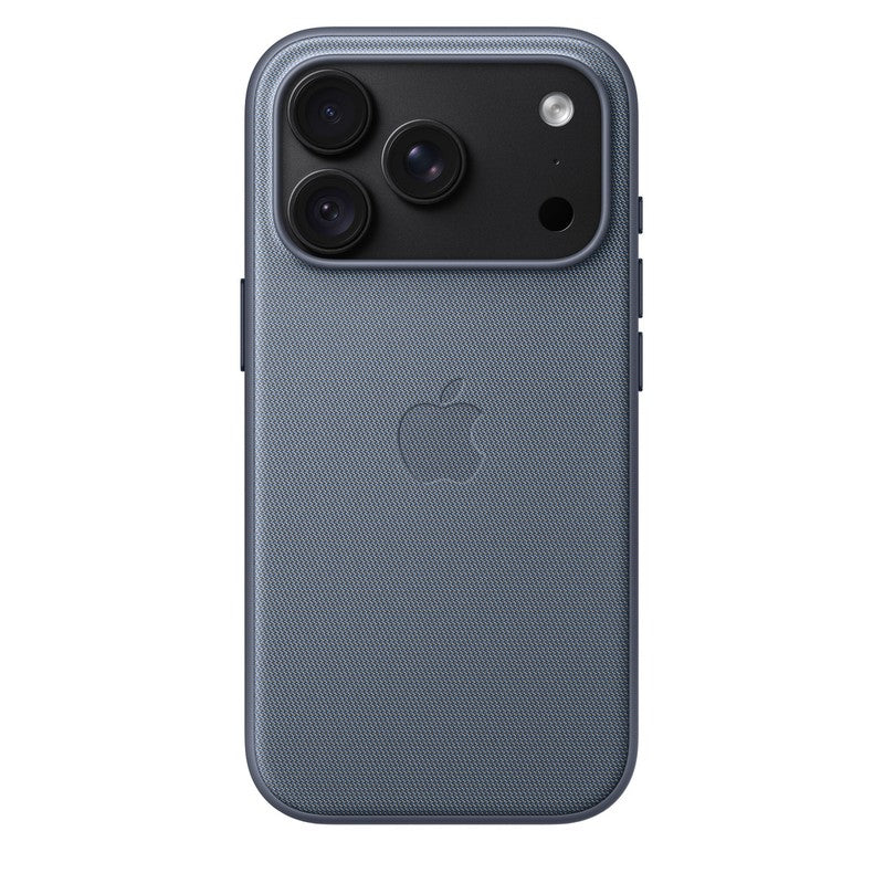 Custodia MagSafe in tessuto TechWoven per iPhone 18 Pro - Blu chambray
