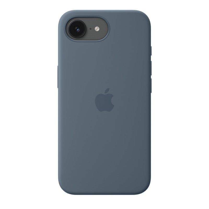 Custodia MagSafe in silicone per iPhone 17e - Blu salmastro