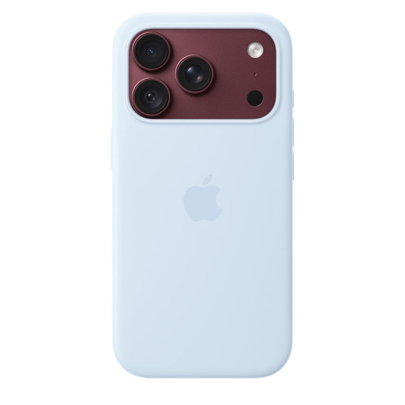 Custodia MagSafe in silicone per iPhone 18 Pro - Celeste vivace