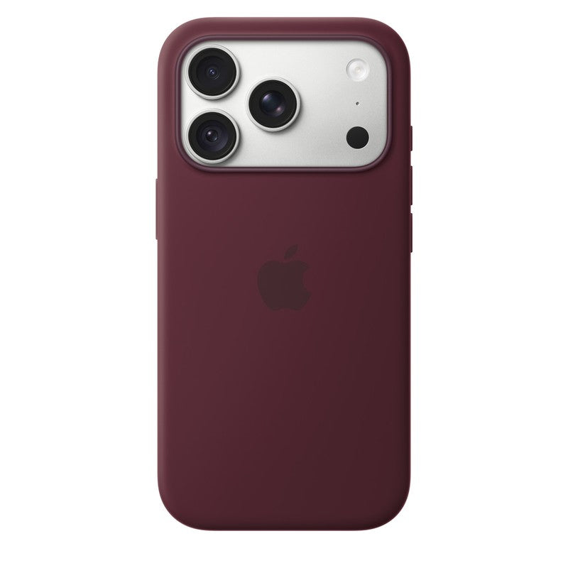Custodia MagSafe in silicone per iPhone 18 Pro - Borgogna