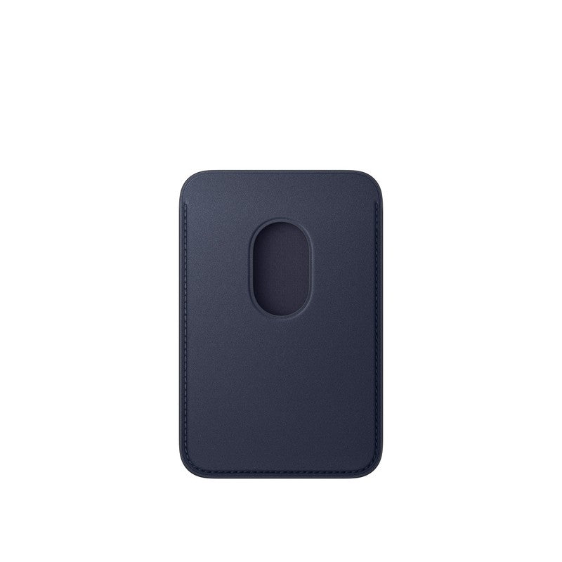 Portafoglio MagSafe in tessuto FineWoven per iPhone - Blu navy