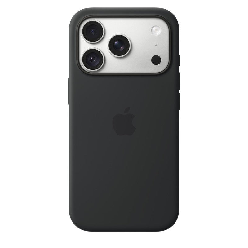 Custodia MagSafe in silicone per iPhone 18 Pro - Nero