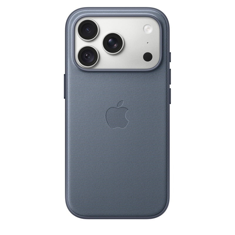 Custodia MagSafe in tessuto TechWoven per iPhone 18 Pro - Blu chambray