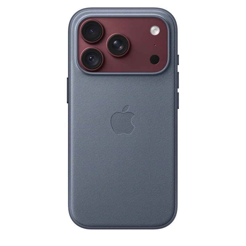 Custodia MagSafe in tessuto TechWoven per iPhone 18 Pro - Blu chambray