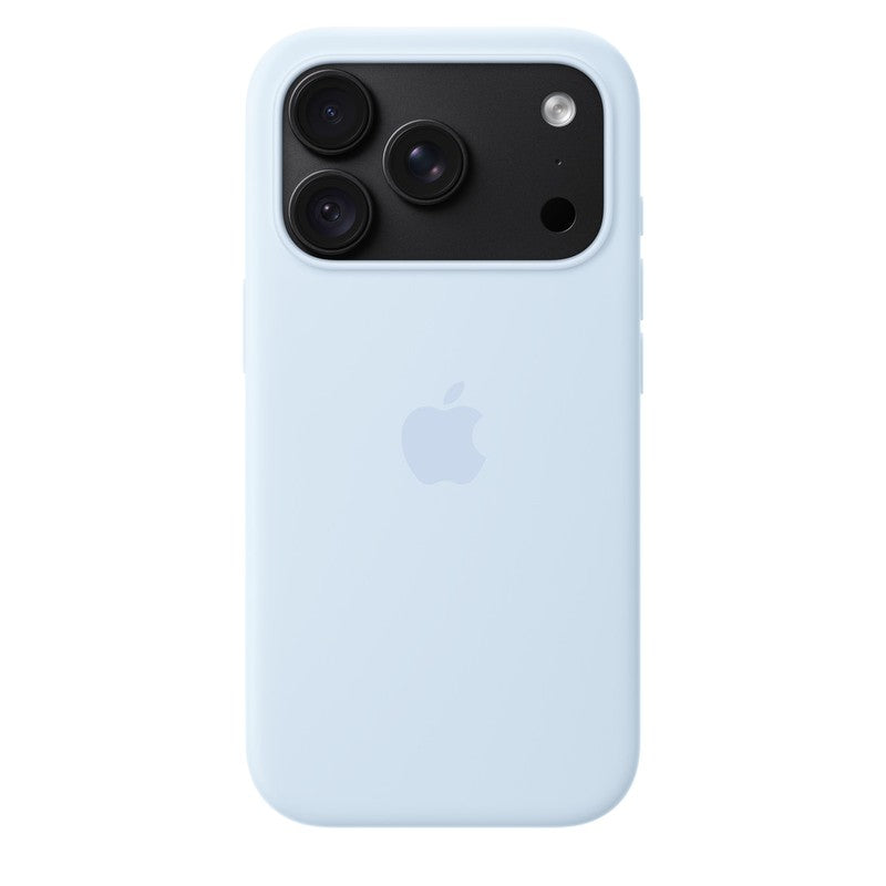 Custodia MagSafe in silicone per iPhone 18 Pro - Celeste vivace