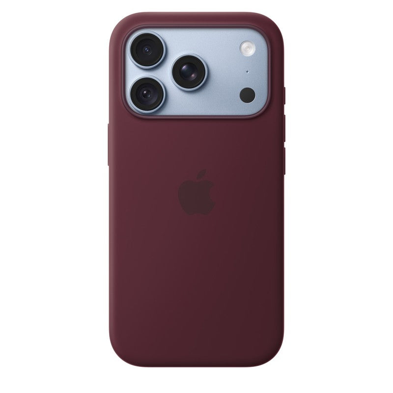 Custodia MagSafe in silicone per iPhone 18 Pro - Borgogna