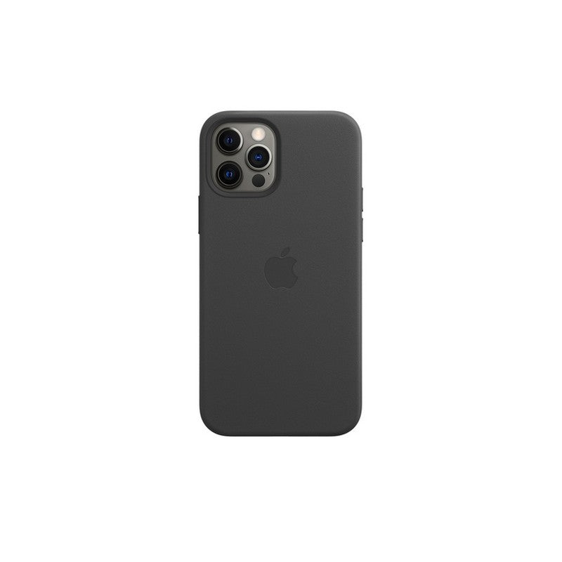Custodia MagSafe in pelle per iPhone 12 / 12 Pro - Nero