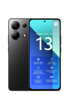 XIAOMI REDMI NOTE 13 128GB 6GB RAM 4G MIDNIGHT BLACK EU