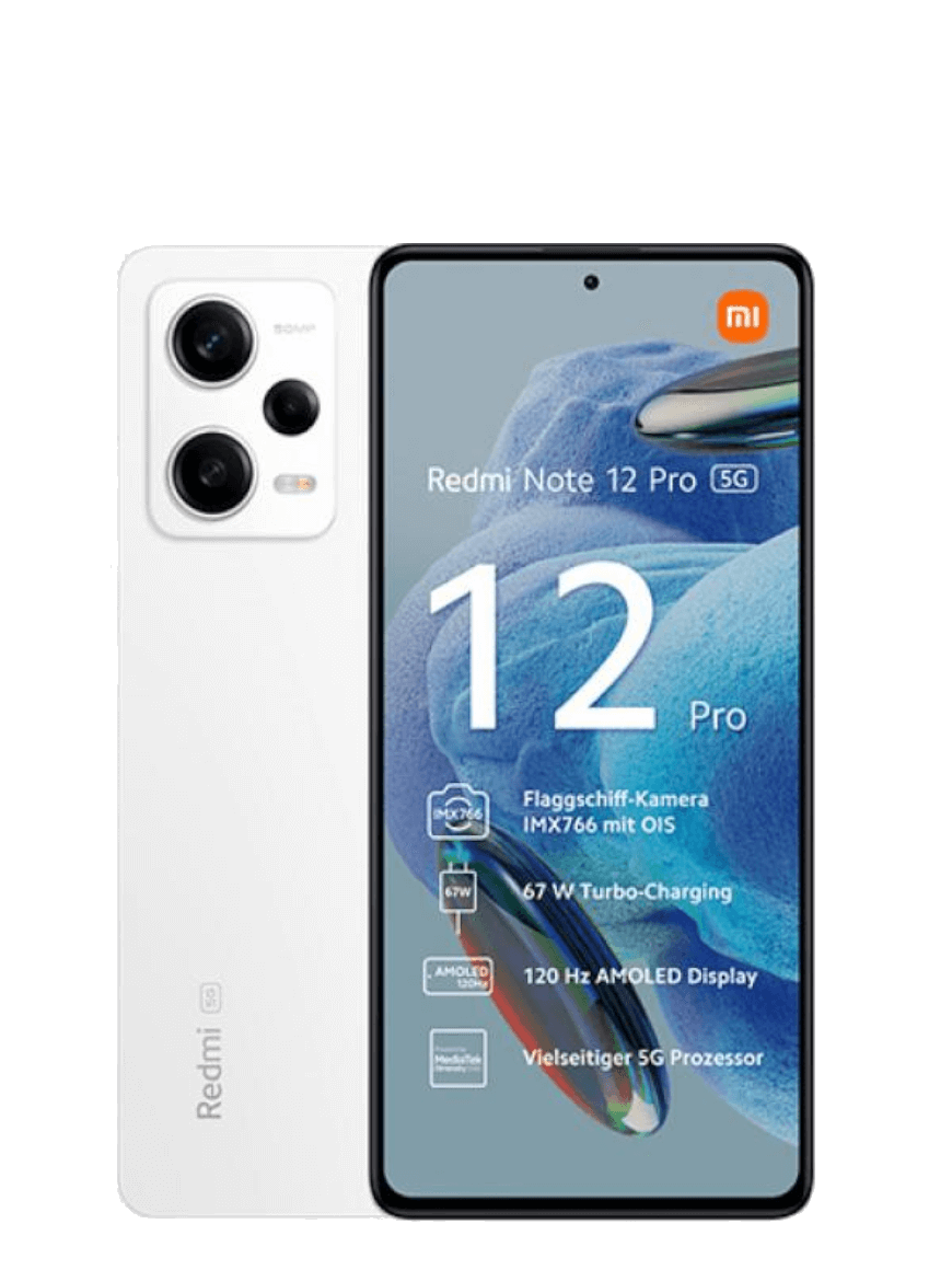 XIAOMI REDMI NOTE 12 PRO 128GB 6GB RAM 5G ONYX WHITE OEM