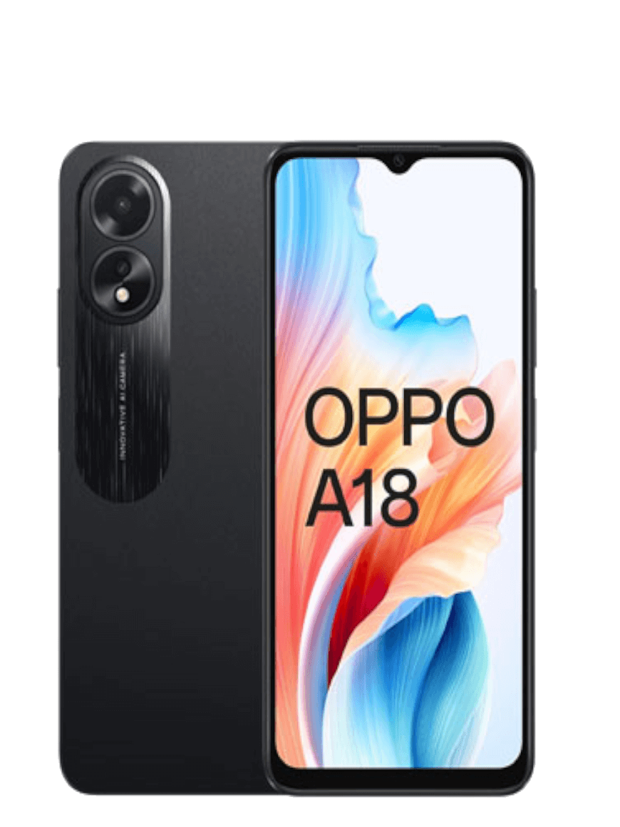 OPPO A18 128GB 4GB RAM 6.56" GLOWING BLACK ITALY