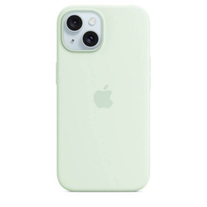 Custodia in Silicone per iPhone 15 con MagSafe - Menta Fredda