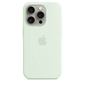 IPHONE 15 PRO MAX SILICONE CASE CON MAGSAFE \\ MENTA FREDDA