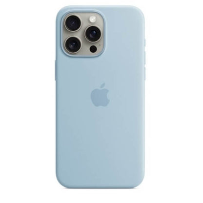Custodia in Silicone per iPhone 15 Pro Max con MagSafe - Blu Chiaro