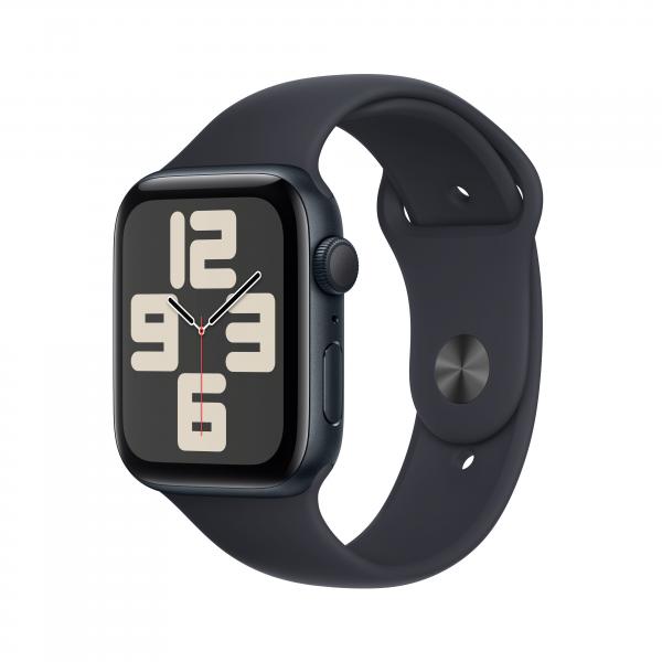 APPLE WATCH SE GPS 44MM MIDNIGHT ALUMINIUM CASE WITH MIDNIGHT SPORT BAND - S/M