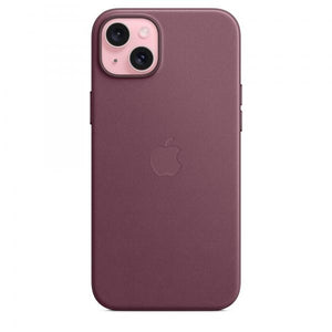 Custodia in Tessuto Firewoven per iPhone 15 Plus con MagSafe - Bordeaux