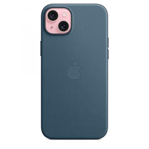 Custodia in Tessuto Firewoven per iPhone 15 Plus con MagSafe - Blu Pacifico