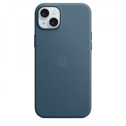 Custodia in Tessuto Firewoven per iPhone 15 Plus con MagSafe - Blu Pacifico