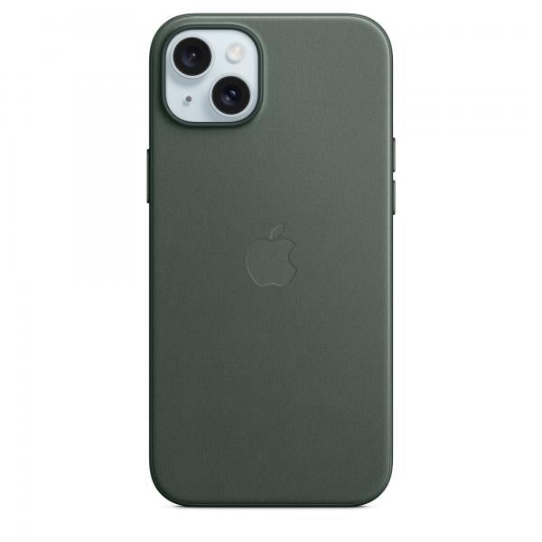 Custodia in Tessuto Firewoven per iPhone 15 Plus con MagSafe - Verde