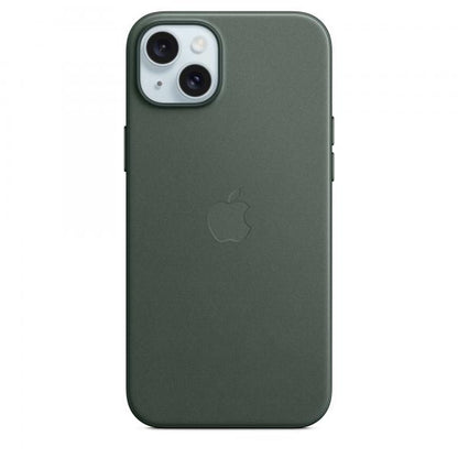 Custodia in Tessuto Firewoven per iPhone 15 Plus con MagSafe - Verde
